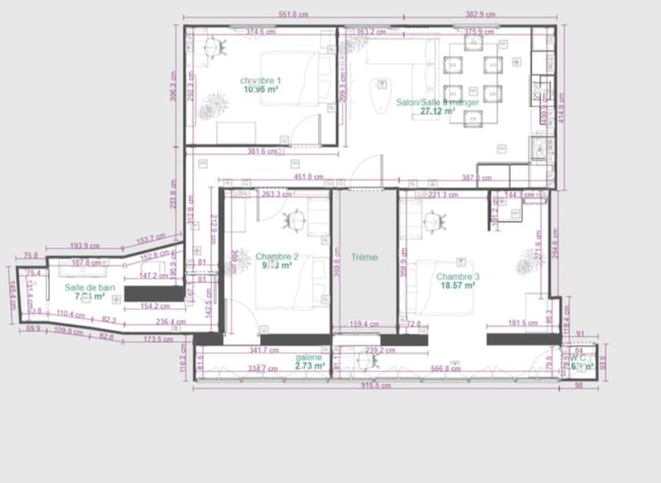 Cosy Queen - 3Ch - Hyper Centre & Parking Pau Luaran gambar